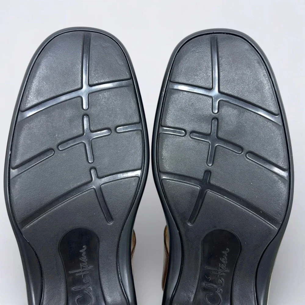 Cole Haan Sandals Men's Size 12 W Brown Leather NikeAir Dempsey Fisherman Preppy